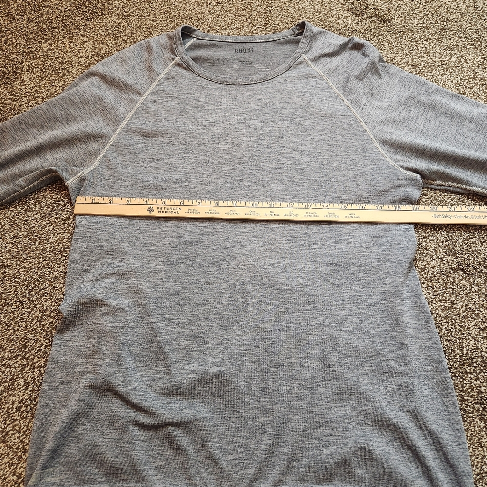 Rhone Mens Long Sleeve Top Size Large - Picture 4 of 5